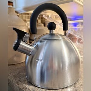 Primula Stewart Stainless Steel Whistling Tea Kettle NWOT